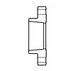 1 1/2 PVC 80 SOC SOLID FLG - Sch 80